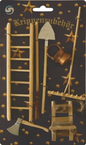 (Z143) Duży zestaw "Gospodarstwo domowe", do figur 13-17cm