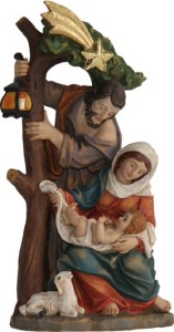 (K071-25) Św. Rodzina, 24,8cm wysoka