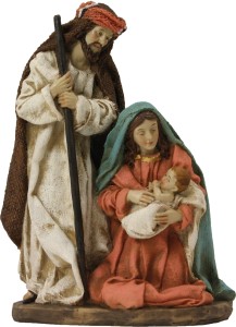 (K435) Św. Rodzina Bożonarodzeniowa- 19,5cm wysoka
