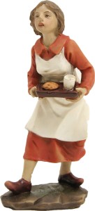 (K923-11) Gospodyni z kolacją, do figur o wys. 11cm
