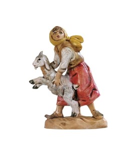 (6,5/21) Dziewczyna trzyma baranek – do figur o wys. 6,5cm