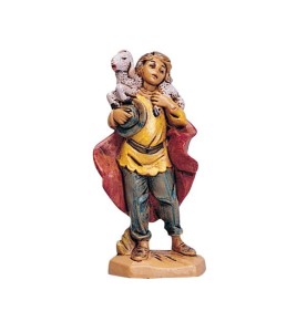 (6,5/9) Młody chłopak z barankiem- do figur o wys. 6,5cm