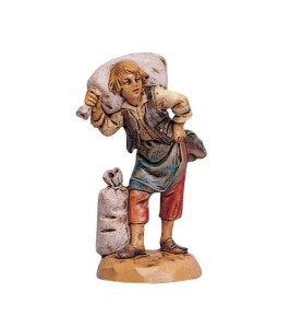 (6,5/13) Piekarz z workami mąki- do figur o wys. 6,5cm