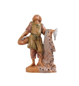 (6,5/42) Wędkarz z rybami – do figur o wys. 6,5cm