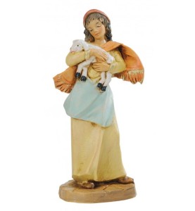 (9,5/997) Pasterka z barankiem na rękach – do figur o wys. 9,5cm