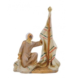 (9,5/878) Mężczyzna postawi namiot – do figur o wys. 9,5cm