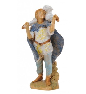 (9,5/923) Młody pasterz z owcą na ramionach – do figur o wys. 9,5cm