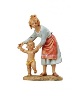 (10/208) Matka z dzieckiem FONTANINI do figur o wys. 10cm