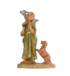 (12/122) Pasterka z owcą i psem – do figur o wys. 12cm