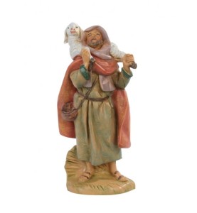 (12/123) Pasterz z owcą na ramionach – do figur o wys. 12cm