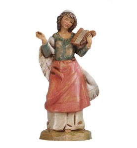 (12/127) Kobieta z harfą – do figur o wys. 12cm