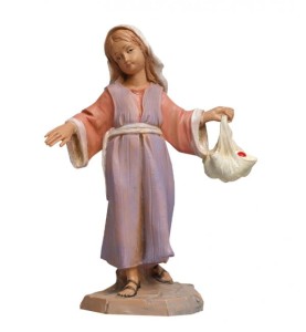 (12/134) Dziewczyna ze zakupami – do figur o wys. 12cm