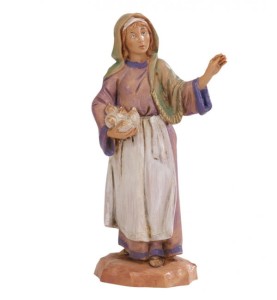 (12/135) Kobieta w trakcie zbiorów – do figur o wys. 12cm