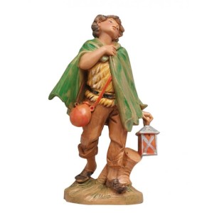 (12/144) Młody wędrowiec z latarką – do figur o wys. 12cm