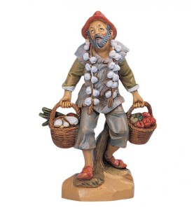 (12/146) Sprzedawca warzyw – do figur o wys. 12cm
