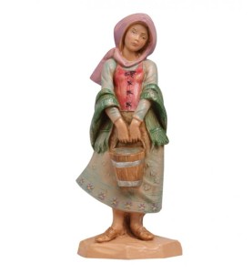 (12/149) Dziewczyna z wiadrem wody – do figur o wys. 12cm