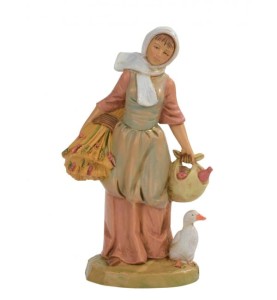 (12/156) Gospodyni ze sianem – do figur o wys. 12cm