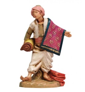 (12/163) Sprzedawca dywanów- do figur o wys. 12cm