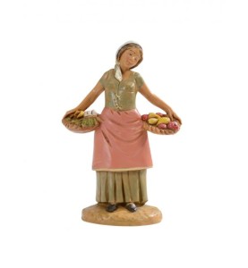 (12/187) Kobieta z owocami i warzywami – do figur o wys. 12cm
