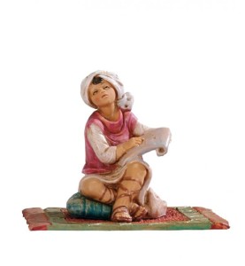 (12/240) Chłopak na dywanie – do figur o wys. 12cm