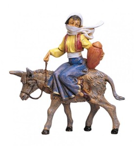 (12/240B) Dziewczyna na ośle – do figur o wys. 12cm