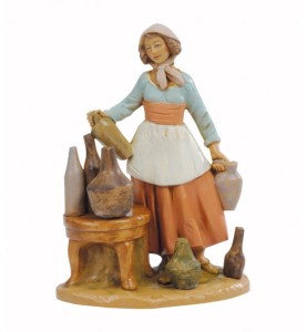 (12/256) Sprzedawca szkła – do figur o wys. 12cm