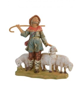 (12/259) Pasterz z trzema owcami – do figur o wys. 12cm