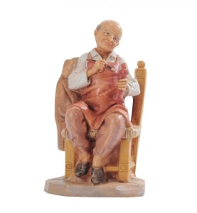 (12/272) Malarz siedzący – do figur o wys. 12cm