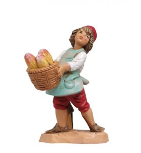 (12/281) Młody sprzedawca chleba – do figur o wys. 12cm
