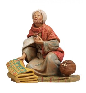 (12/283) Klęczący sprzedawca dywanów – do figur o wys. 12cm