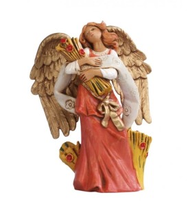 (12/1077) Anioł ze zbożem – do figur o wys. 12cm