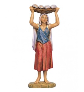 (12/118V) Kobieta z koszem na głowie – do figur o wys. 12cm