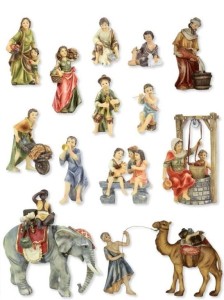 (K131) Dodatkowe figury do Szopki, do figur o wys. 12cm