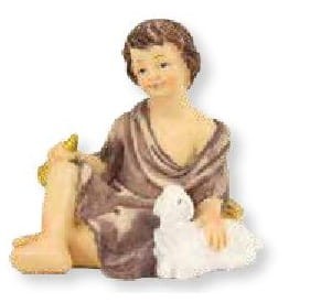 (K131-4) Pasterz siedzący z rogiem, do figur o wys. 12cm
