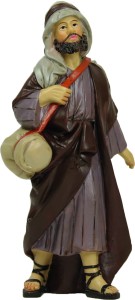 (K971-9) Wędrowiec z bagażem, do figur o wys. 9cm