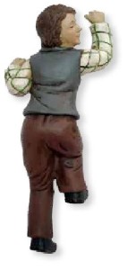 (K967-11) Chłop do różnych drabin, do figur o wys. 11cm