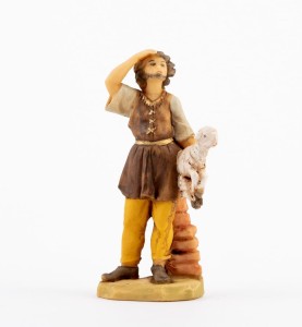 (9,5/975) Pasterz stojący z barankiem w rękach – do figur o wys. 9,5cm