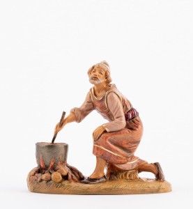 (12/277) Pasterz przy ognisku – do figur o wys. 12cm