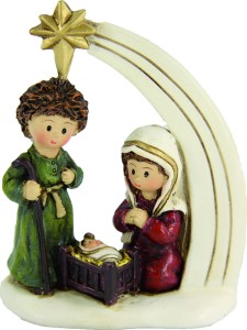 (K262) Św. Rodzina dla dzieci, 7,8cm wysoka