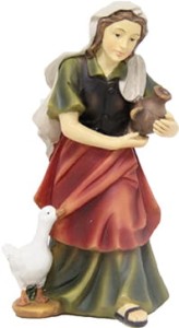 (K007-13) Dziewka z dzbankiem, do figur o wys. 7cm