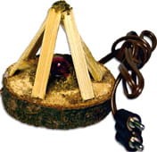 (X049) Ognisko, stos- oświetlony, średnica 4cm