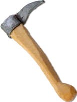 (Z097) Kilof- 4,9cm długi, do figur o wys. 11-13cm