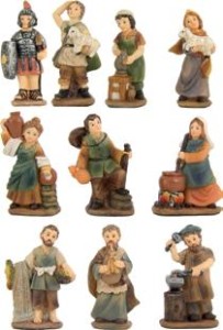 (K180Z) Dodatkowe figurki do Szopki, 3cm