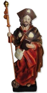 (H115-15) Św. Jakub Apostoł - 15,0cm wysoki