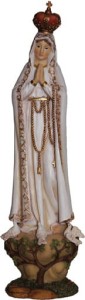 (M016-30) Matka Boska Fatimska - 30,3cm wysoka