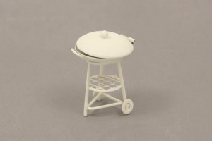 (G1074-W) Grill, biały - 6,3cm wysoki