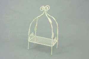 (G1046-1) Łóżko, biały - 10,0cm wysoki