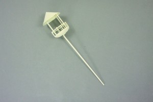 (G1042-1) Gołębnik, biały - 10,5cm wysoki