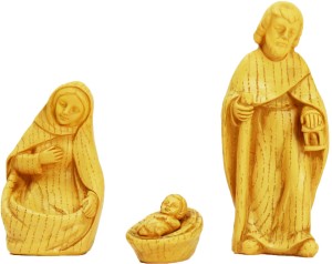 (K541-15) Św. Rodzina Nowoczesna, drewniany wygląd- do figur o wys. 15cm