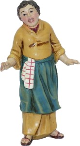 (K975-9) Kramarz na targowisku, do figur o wys. 9cm